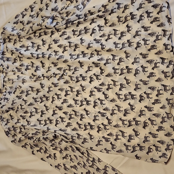 DownEast Tops - DownEast Zebra Shirt Size L